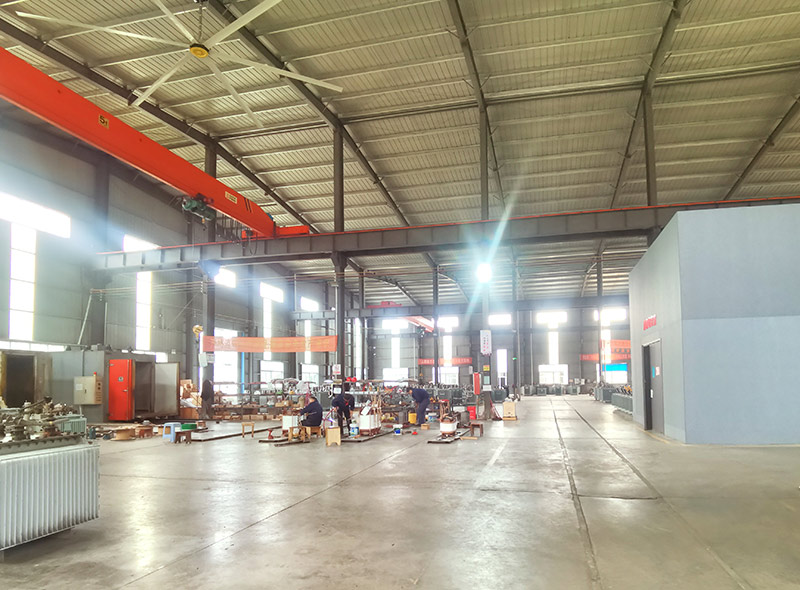 变压器装配生产车间